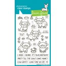 Lawn Fawn, clear stamp, highland cows!