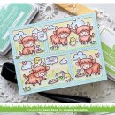 Lawn Fawn, clear stamp, highland cows!