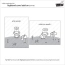 Lawn Fawn, clear stamp, highland cows! add-on