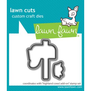 Lawn Fawn, lawn cuts/ Stanzschablone, highland cows! add-on