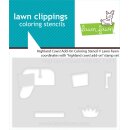Lawn Fawn, coloring stencils, highland cows! add-on