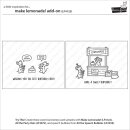 Lawn Fawn, clear stamp, make lemonade! add-on