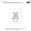 Lawn Fawn, clear stamp, henrys build-a-sentiment: honey bee