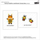 Lawn Fawn, clear stamp, henrys build-a-sentiment: honey bee