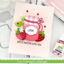Lawn Fawn, clear stamp, jam and honey