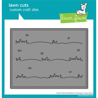 Lawn Fawn, lawn cuts/ Stanzschablone, grassy pasture...