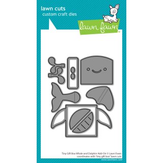 Lawn Fawn, lawn cuts/ Stanzschablone, tiny gift box whale...