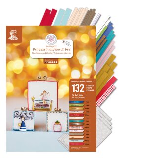 papier + ideen, Quilling KIT, Prinzessin auf der Erbse