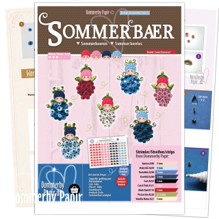 Dommerby Papir, Quilling Anleitung - Sommerbeeren