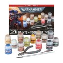 Warhammer 40.000. Paints + Tools Set