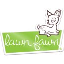Lawn Fawn, vinyl sticker, lawn fawn logo