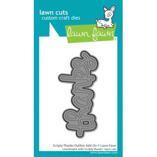 Lawn Fawn, lawn cuts/ Stanzschablone, scripty thanks...