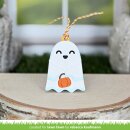 Lawn Fawn, lawn cuts/ Stanzschablone, happy ghost tag