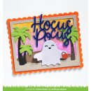 Lawn Fawn, lawn cuts/ Stanzschablone, happy ghost tag