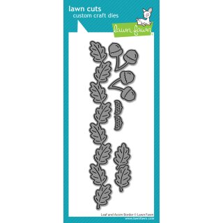 Lawn Fawn, lawn cuts/ Stanzschablone, leaf and acorn border