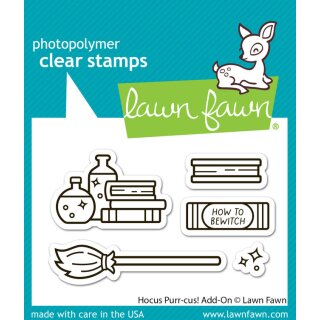 Lawn Fawn, clear stamp, hocus purr-cus! add-on