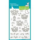 Lawn Fawn, clear stamp, i like cute moths