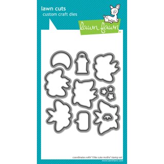 Lawn Fawn, lawn cuts/ Stanzschablone, i like cute moths