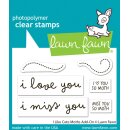 Lawn Fawn, clear stamp, i like cute moths add-on