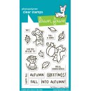 Lawn Fawn, clear stamp, fall mice