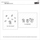 Lawn Fawn, clear stamp, fall mice