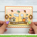 Lawn Fawn, clear stamp, fall mice