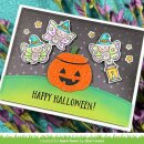 Lawn Fawn, clear stamp, all the witch hats