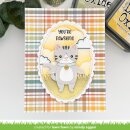 Lawn Fawn, clear stamp, henrys build-a-sentiment: cat