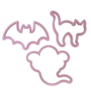 Quilling Tool, Halloween 3er Set (Katze, Geist, Fledermaus)