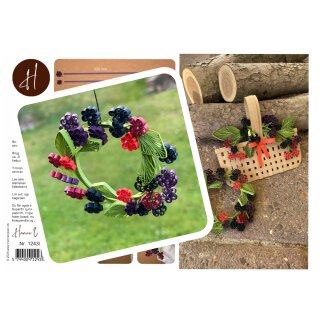 Hanne Olesen, Quilling Anleitung - Brombeeren