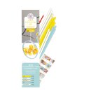 papier + ideen, Quilling KIT, Schmetterlinge gelb