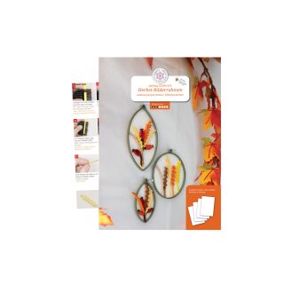 papier + ideen: Quilling Anleitung, Herbst Bilderrahmen
