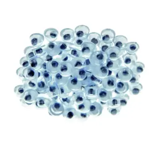 Wackelaugen, rund 100 Stk. ø 4 mm