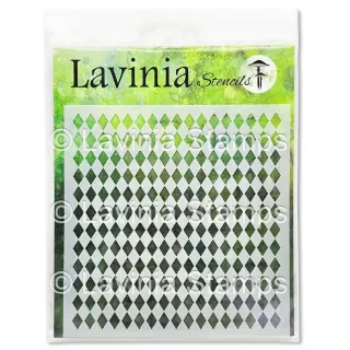 Lavinia Stamps, stencils - Diamond Chequerboard
