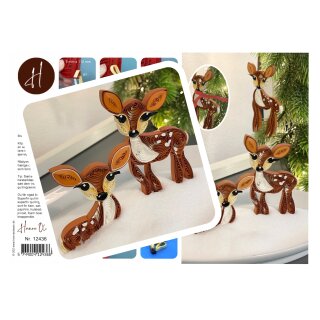 Hanne Olesen, Quilling Anleitung - Reh