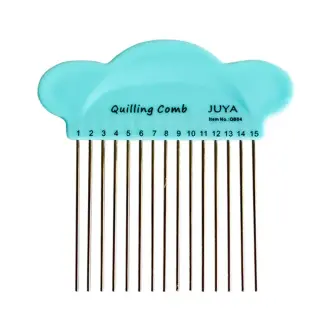 Quilling Comb / Quilling Kamm (hellblau)