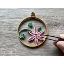 Dommerby Papir, Quilling Anleitung - Weihnachtsstern Kugel