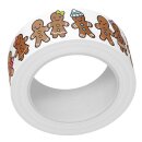 Lawn Fawn, washi tape - gingerbread friends