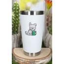 Lawn Fawn, vinyl sticker, pup of tea