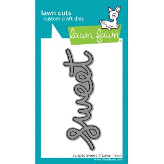 Lawn Fawn, lawn cuts/ Stanzschablone, scripty sweet