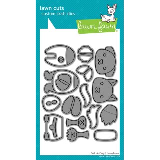 Lawn Fawn, lawn cuts/ Stanzschablone, build-a-dog