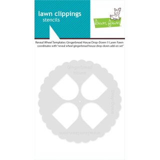 Lawn Fawn, reveal wheel templates: gingerbread house...