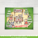 Lawn Fawn, clear stamp, cozy dogs