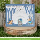 Lawn Fawn, clear stamp, cozy dogs