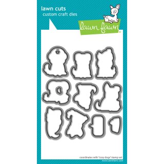 Lawn Fawn, lawn cuts/ Stanzschablone, cozy dogs