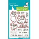 Lawn Fawn, lawn cuts/ Stanzschablone, a mice christmas