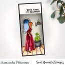Sweet November Stamps, clear stamp, SN Gal Selene