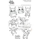 Sweet November Stamps, clear stamp, Goblin Gathering