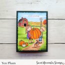 Sweet November Stamps, clear stamp, Pumpkin Patch