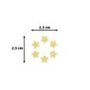 Vaessen Creative, Motivstanzer Sterne 2,3x2,4cm